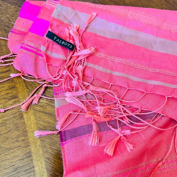 Collection of Five Preloved Branded or Fashion Silk-like Polyester Scarfs (GUC) - Picture 16 of 17